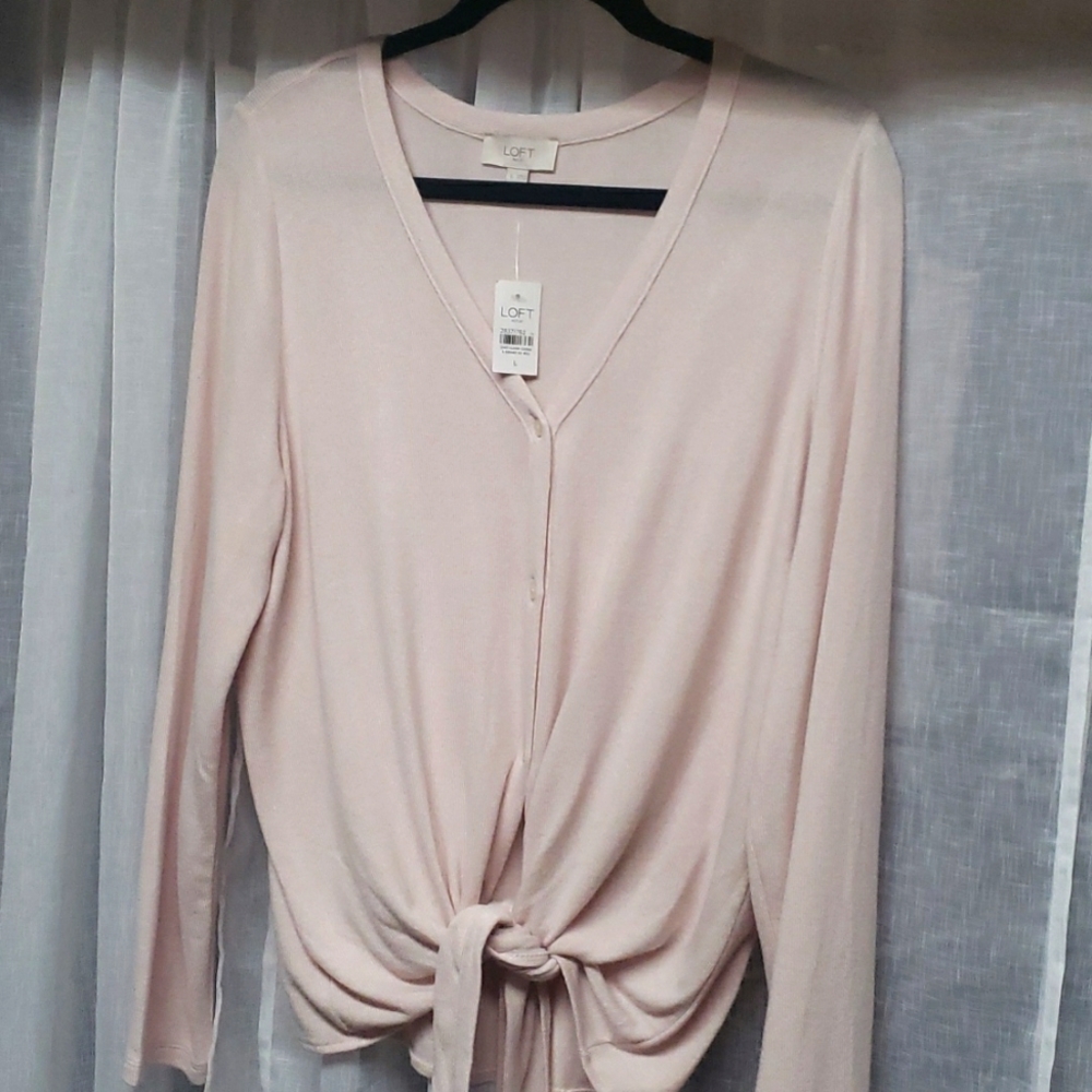 Light pink cardigan